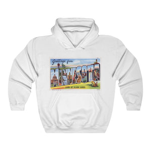 Vintage Greetings from Minnesota, 1940 Unisex Heavy Blend™ Hooded Sweatshirt