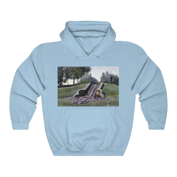 Gates Ajar at Como Park in St. Paul, Minnesota, 1908 Unisex Heavy Blend™ Hooded Sweatshirt