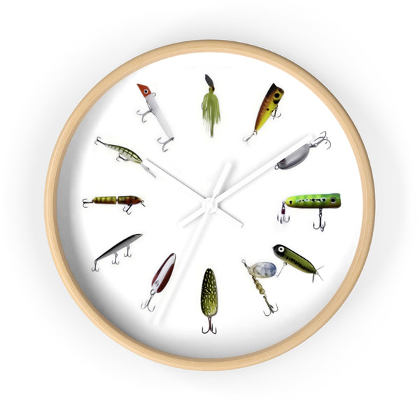 Unique Fishing Lure Wall clock