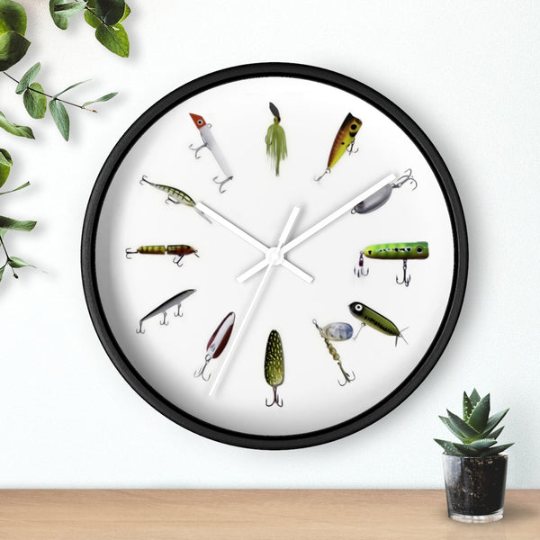 Unique Fishing Lure Wall clock