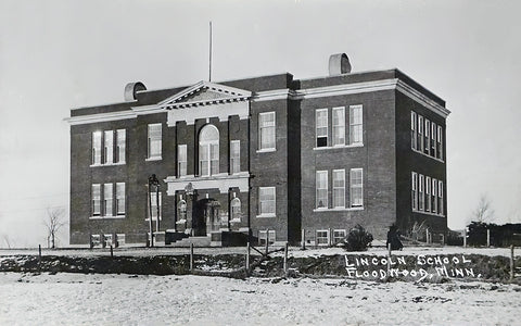 Lincoln School, Floodwood, Minnesota, 1920s Print