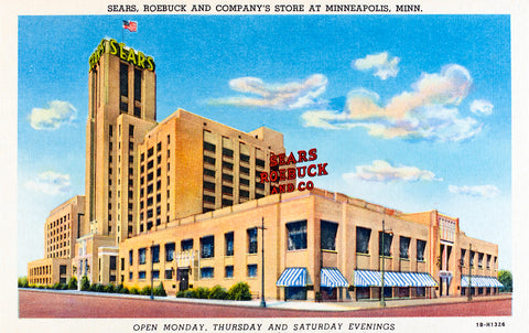 Sears Store, Minneapolis, Minnesota, 1941 Print