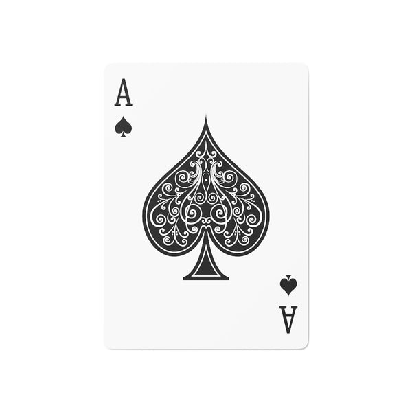 Broadway Looking North, Albert Lea, Minnesota, 1910s Custom Poker Cards