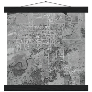 Aerial photo of Aitkin, Minnesota, 1939 Poster & Hanger