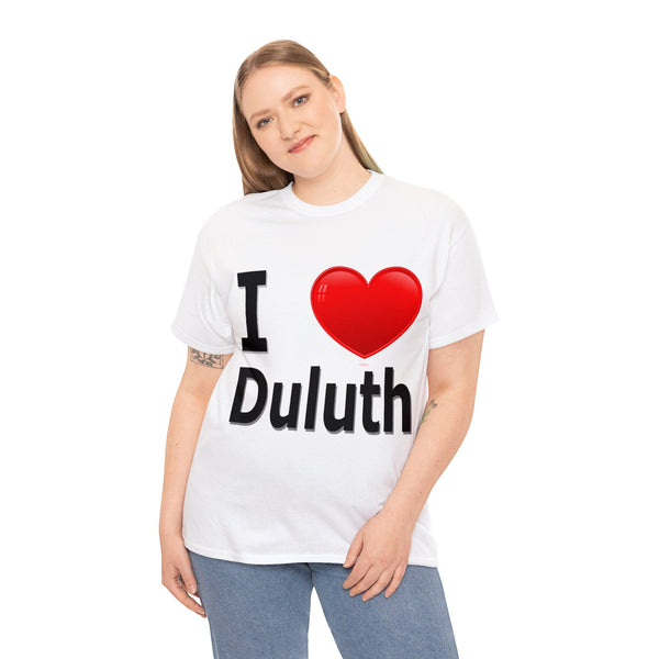 I Love Duluth Unisex Heavy Cotton Tee