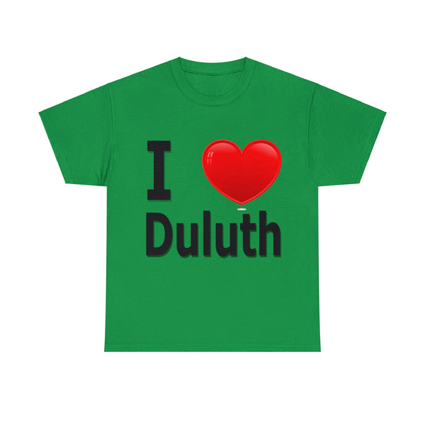 I Love Duluth Unisex Heavy Cotton Tee