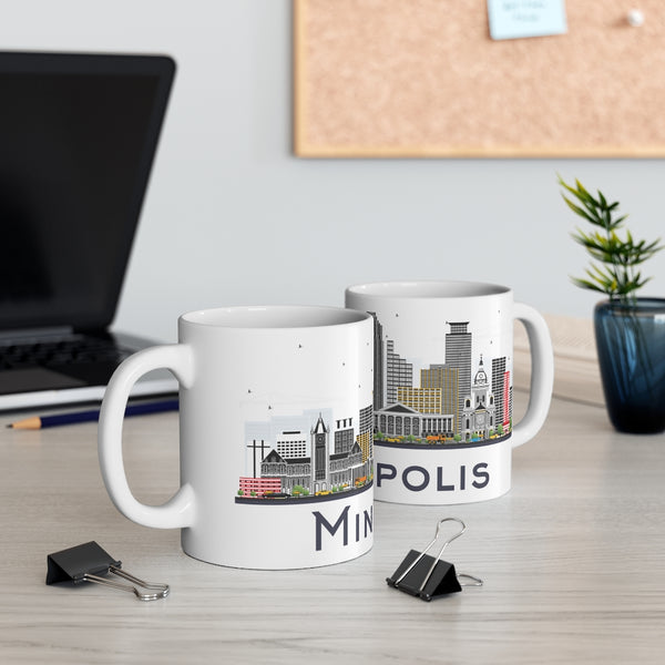 Minneapolis Skyline Ceramic Mug 11oz