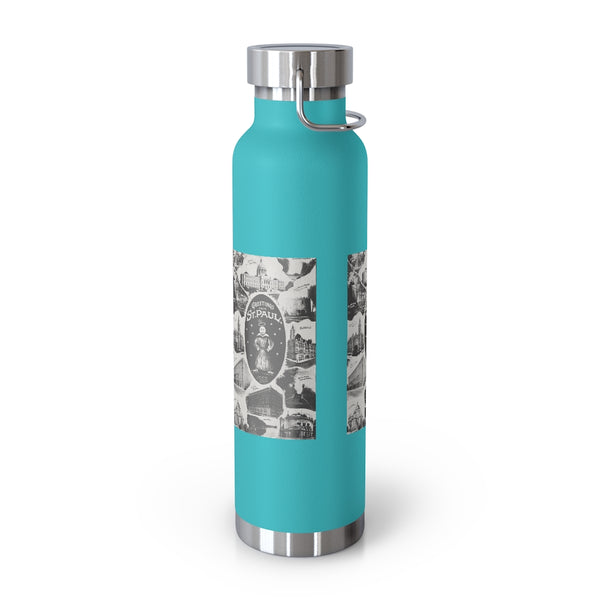 Greetings from St. Paul Vintage Postcard 22oz Vacuum Insulated Bottle