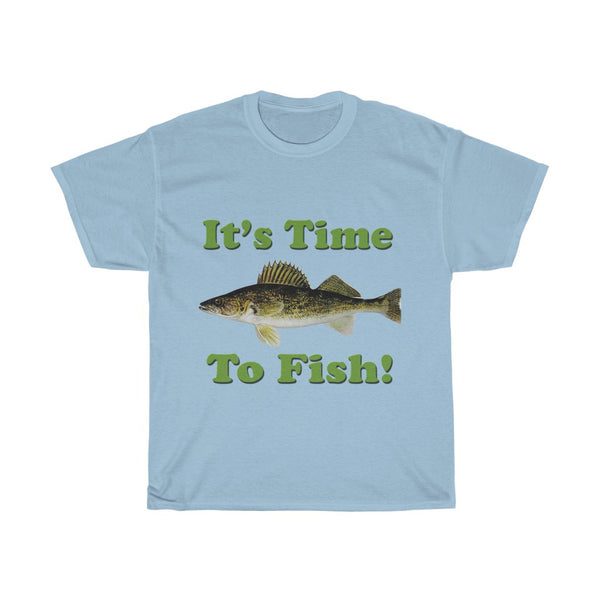 It's Time To Fish Unisex Heavy Cotton Tee