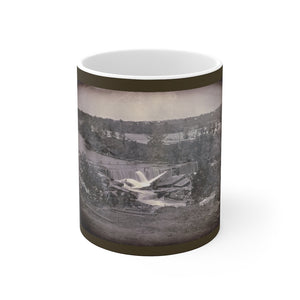 St. Anthony Falls on the Mississippi River in what was to become Minneapolis, Minnesota, 1840 Ceramic Mug