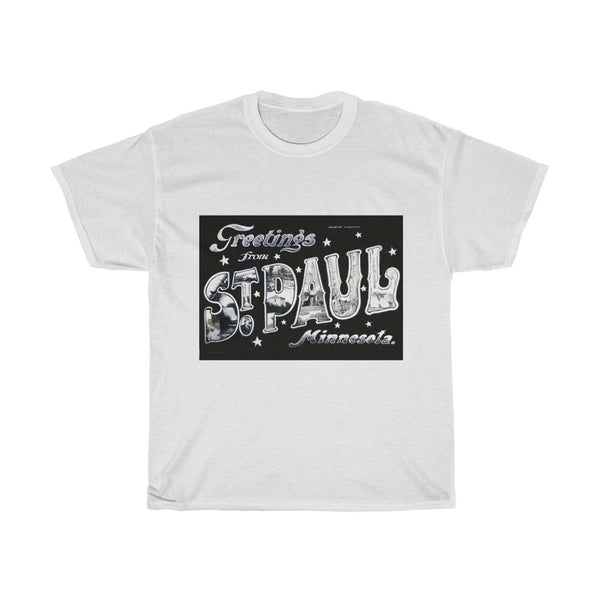 1907 "Greetings from St. Paul" Unisex Heavy Cotton Tee
