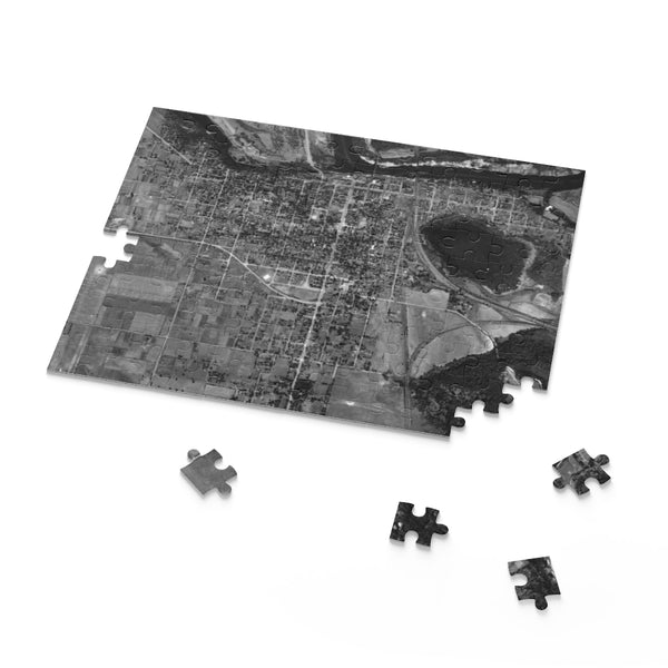 Aerial photo of Hastings Minnesota from 1937 Puzzle (120, 252, 500-Piece)