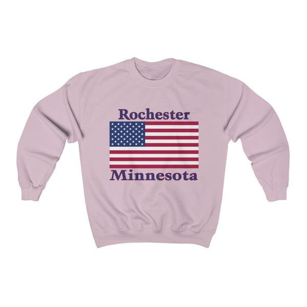 Rochester American Flag Unisex Heavy Blend™ Crewneck Sweatshirt