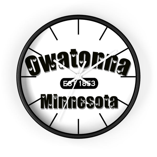 Owatonna Established 1853 Wall clock
