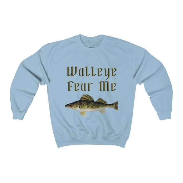 Walleye Fear Me Unisex Heavy Blend™ Crewneck Sweatshirt