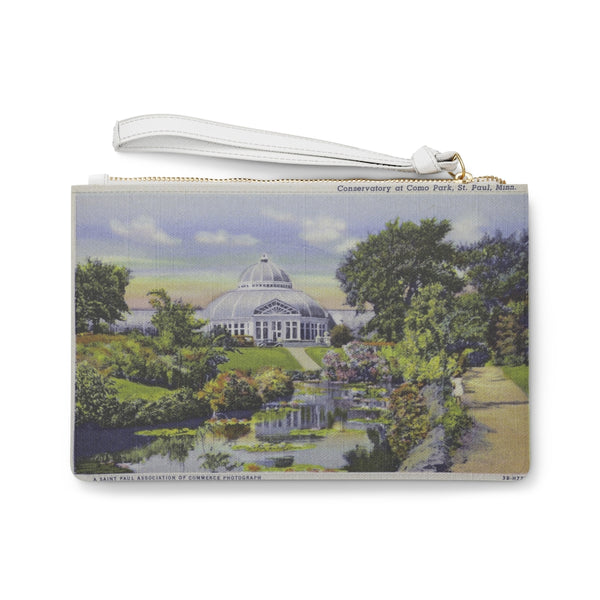 Two Images of Como Park in St. Paul Minnesota Clutch Bag