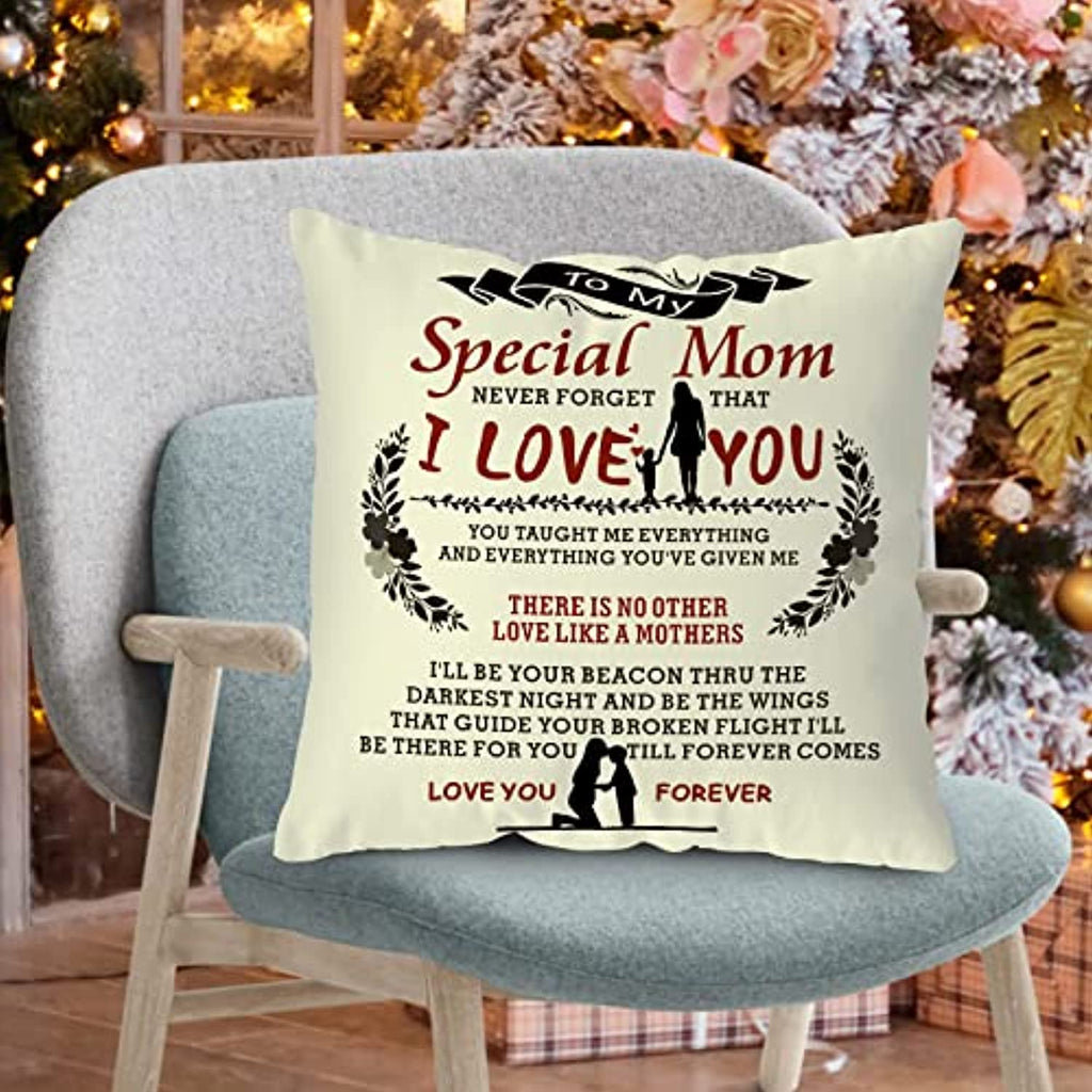 Gifts for My Special Mom Pillow Covers with Pillow Insert 18x18 Inch –  Minnesota History Shop