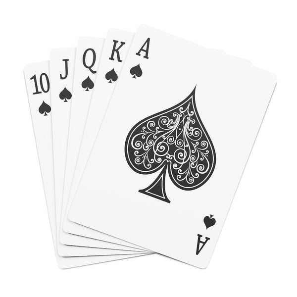 I Love Ice Fishing Custom Poker Cards
