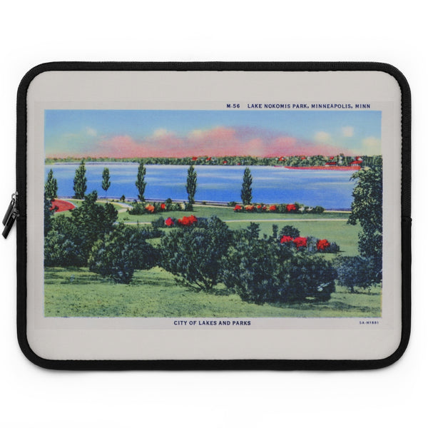 View of Lake Nokomis in Minneapolis, Minnesota, 1945 Laptop Sleeve