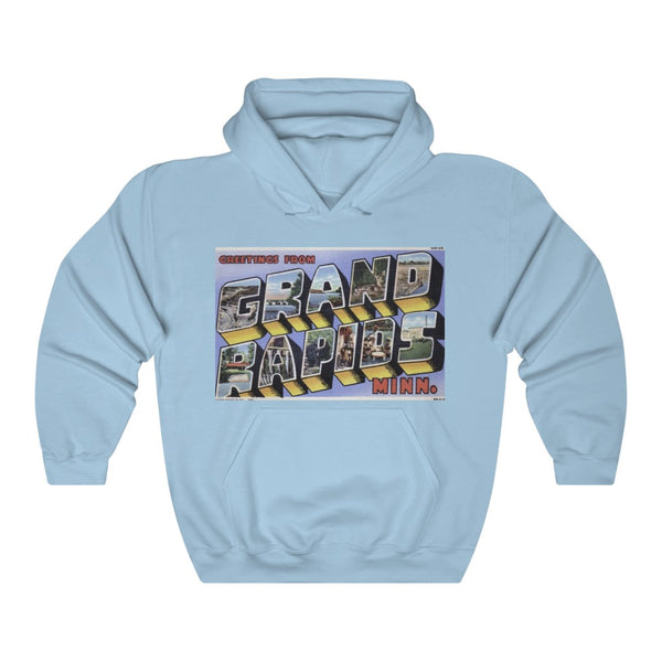 1948 Greetings from Grand Rapids Minnesota Postcard Unisex Heavy Blend™ Hooded Sweatshirt