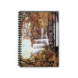Vintage Minnehaha Falls Spiral Notebook - Ruled Line