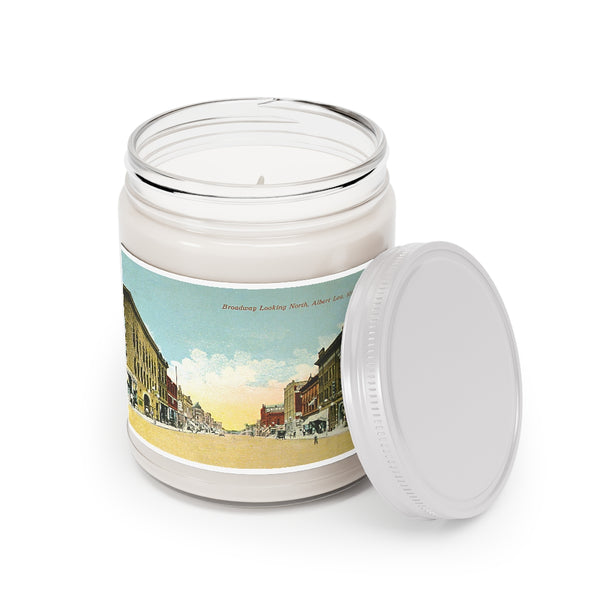 Broadway Looking North, Albert Lea, Minnesota, 1910s Scented Candle, 7.5 oz