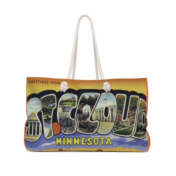 1945 Greetings from St. Cloud Minnesota Weekender Bag