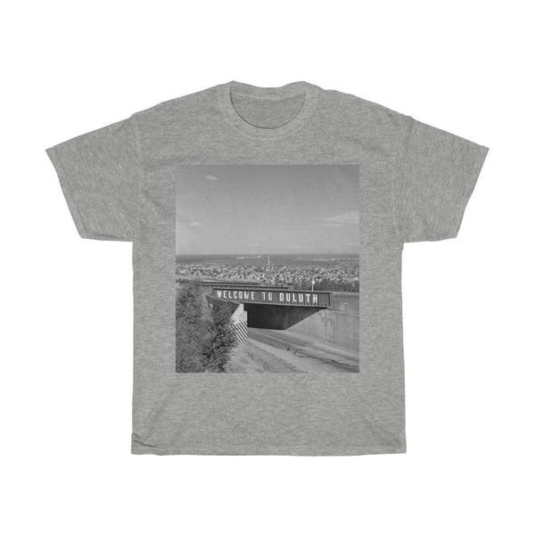 Highway 61 Revisited - Entering Duluth, Minnesota, 1941 Unisex Heavy Cotton Tee