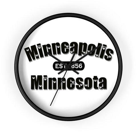 Minneapolis Established 1856 Wall clock