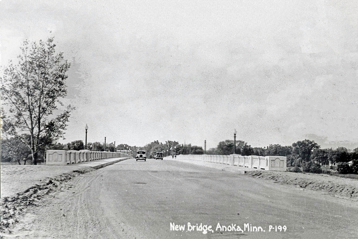 New Mississippi River Bridge, Anoka, Minnesota, 1930 Print