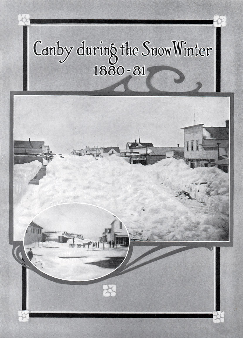 Canby Minnesota after Winter Storm of 1880-1881 Print