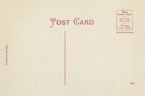 First Street, Cass Lake, Minnesota, 1916 Postcard Reproduction