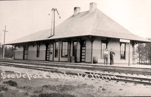 Soo Line Depot, Cass Lake, Minnesota, 1910s Print