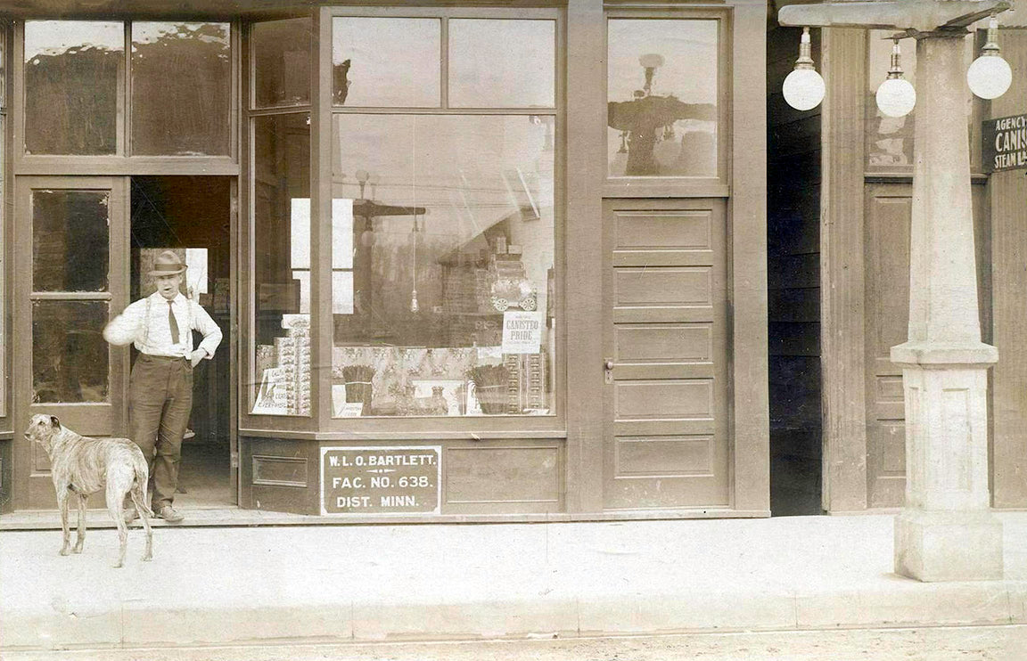 Bartlett Store, Coleraine, Minnesota, 1915 Postcard Reproduction