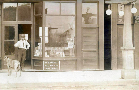 Bartlett Store, Coleraine, Minnesota, 1915 Print
