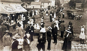 Street scene, Fond du Lac neighborhood of Duluth, Minnesota, 1910s Postcard Reproduction