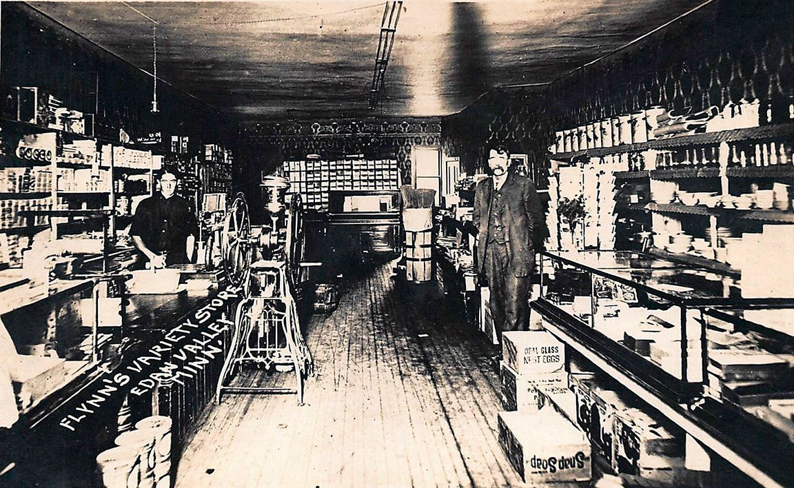 Interior, Flynn's Variety Store, Eden Valley, Minnesota, 1910s Print