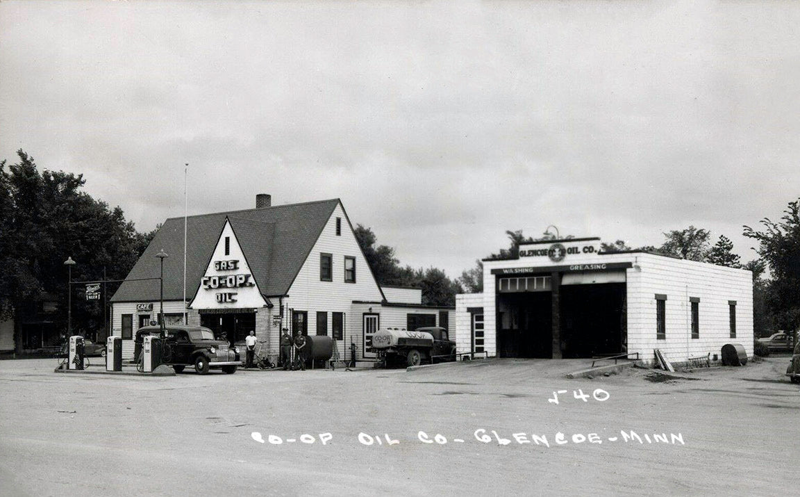 Co-op Oil Company, Glencoe, Minnesota, 1940s Print
