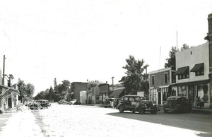 Street scene, Granada, Minnesota, 1940s Print