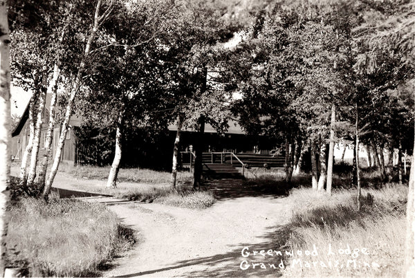 Greenwood Lodge, Grand Marais, Minnesota, 1950s Postcard Reproduction