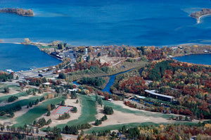 Aerial View of East Gull Lake, Minnesota, 1978 Print