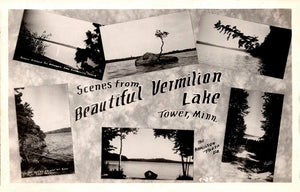 Scenes of Lake Vermillion 1940s Postcard Reproduction