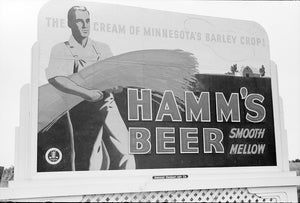 Hamm's Beer Billboard, Litchfield, Minnesota, 1939 Print