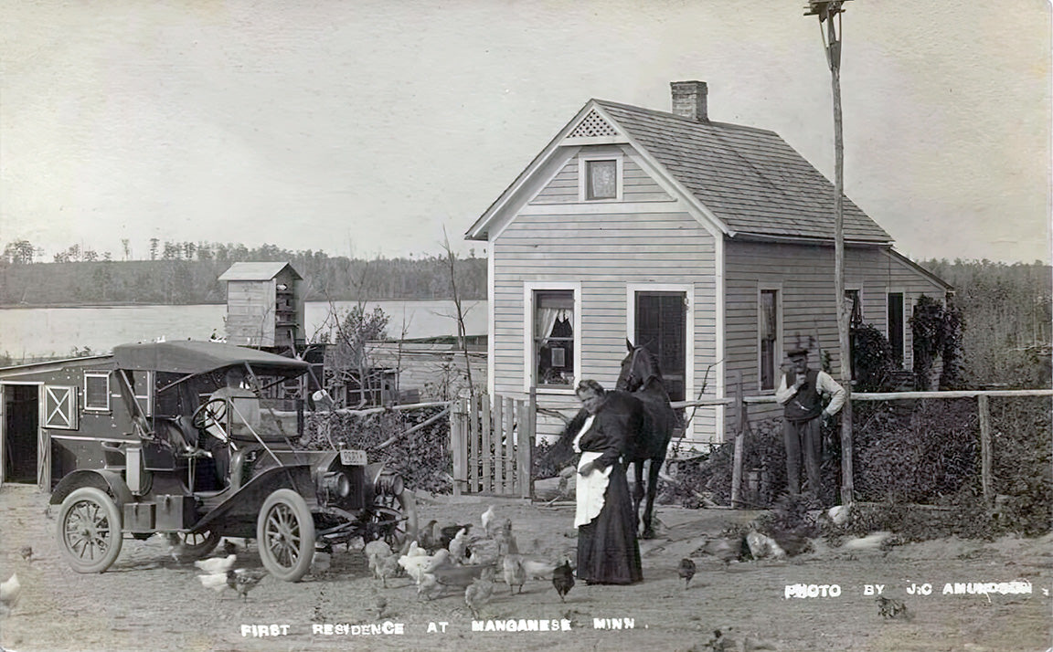 First House, Manganese, Minnesota, 1917 Print