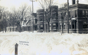 Second Street, Mankato, Minnesota, 1909 Postcard Reproduction