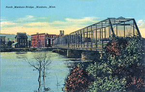 North Mankato Bridge, Mankato, Minnesota, 1911 Print