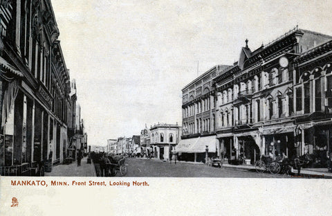 Front Street, Mankato, Minnesota, 1905 Print