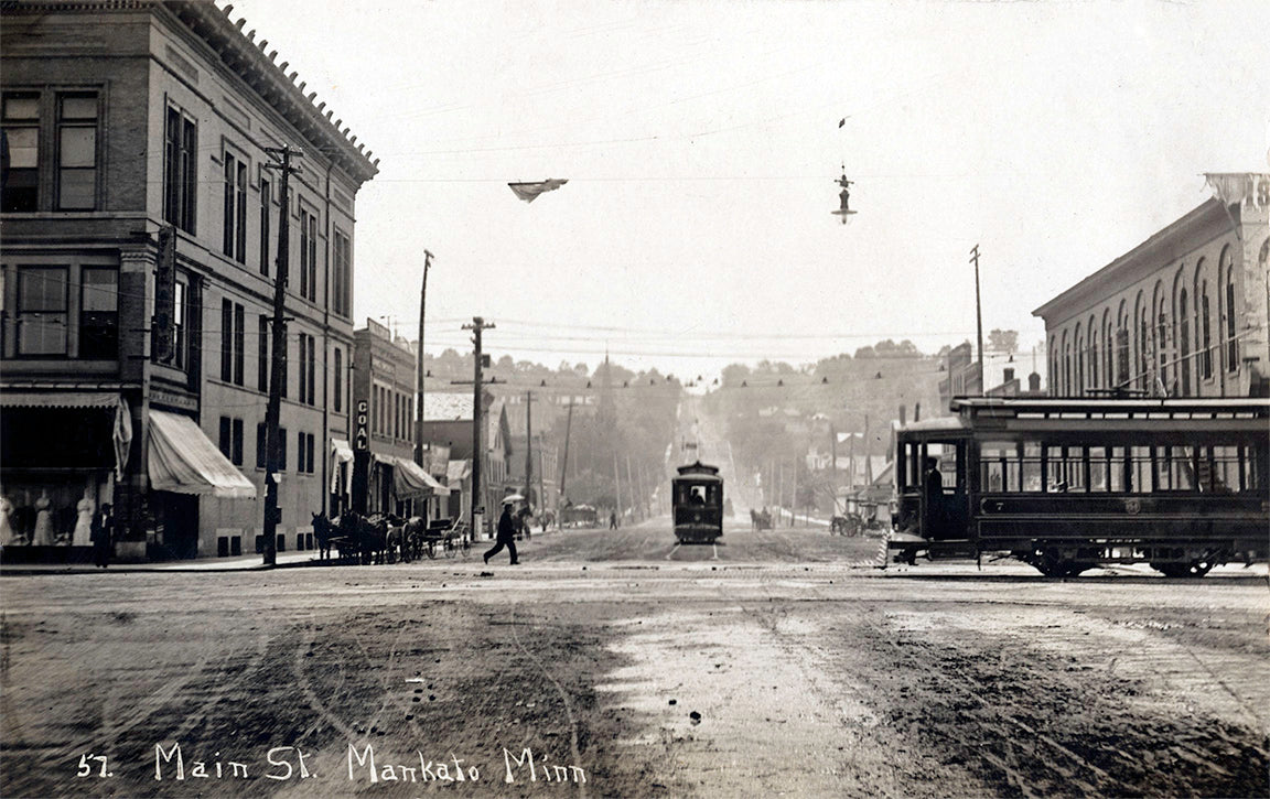 Main Street, Mankato, Minnesota, 1909 Print