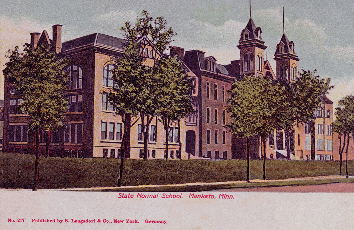 State Normal School, Mankato, Minnesota, 1906 Postcard Reproduction