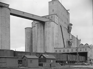 Grain Elevators, Minneapolis, Minnesota, 1939 Print